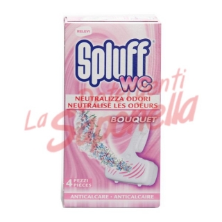 Odorizant wc Spluff Wc neutralizare mirosuri si anticalcar-flori 4 bucatix33 gr