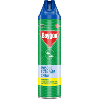 Spray Baygon impotriva mustelor si tantarilor 400 ml 