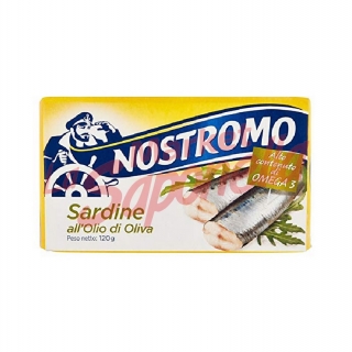 Sardine Nostromo in Ulei de Masline-120 g