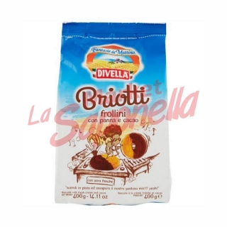 Biscuiti Divella Briotti cu cacao 400 gr