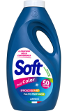 Detergent lichid Soft pentru rufe colorate 50 spalari 2250 ml