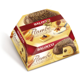 Prajitura Balocco Flambe cu crema catalana si ciocolata 750gr