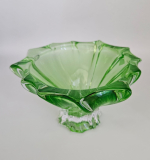 Bol cristalin Bohemia Plantica Verde 15cm 