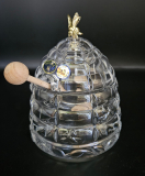 Recipient pentru miere din cristal de Bohemia 12cm