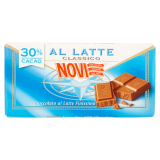 Ciocolata Novi cu lapte 30%cacao fara gluten 100 gr
