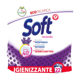 Detergent Soft pulbere cu lavanda 1.100kg- 22 spalari
