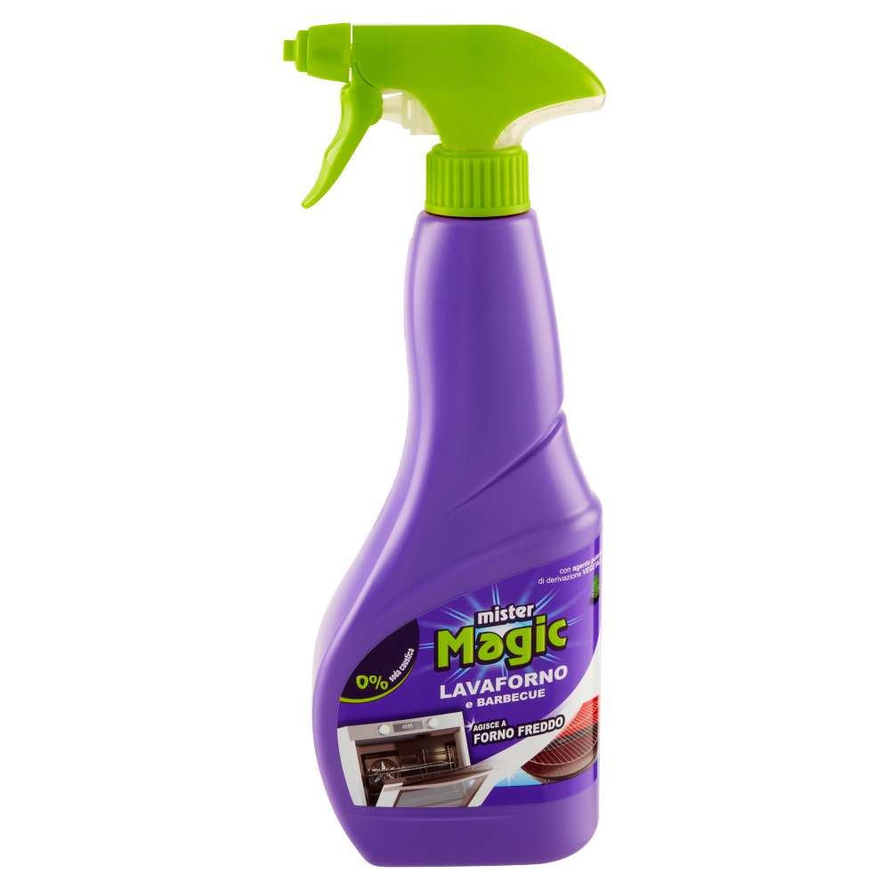 Spray cuptor si gratar Mister Magic cu detergenti de origine vegetala 500 ml