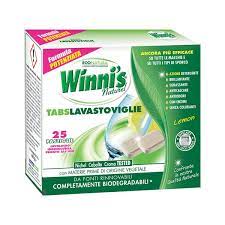 Tablete Winni's Naturel pentru masina de spalat vase cu lamaie 15 buc
