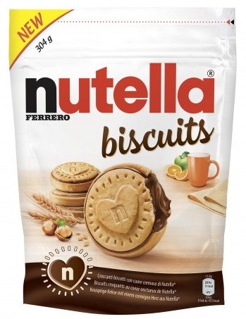 Biscuiti Nutella Ferrero 304 gr
