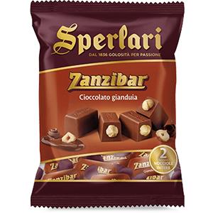 Ciocolata gianduia Sperlari Zanzibar cu lapte si alune intregi 117gr