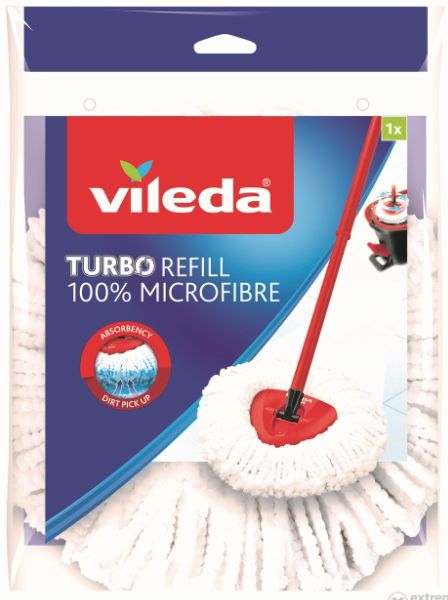 Rezerva Vileda microfibra 100% Sistem Turbo rotativ 1buc