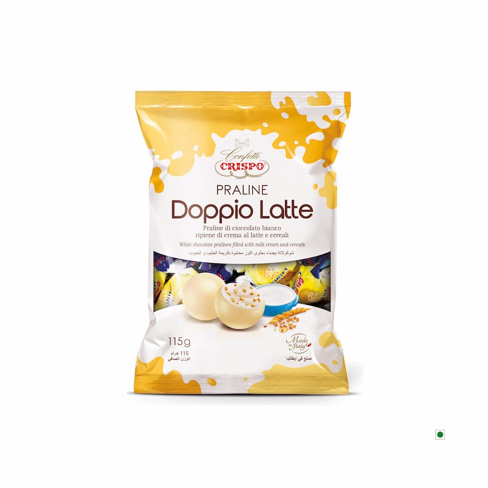 Praline Crispo cu lapte si cereale 115 g 