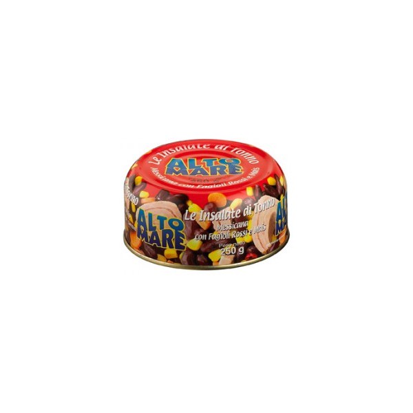 Salata de ton Alto Mare Messicana cu fasole rosie si porumb 250gr