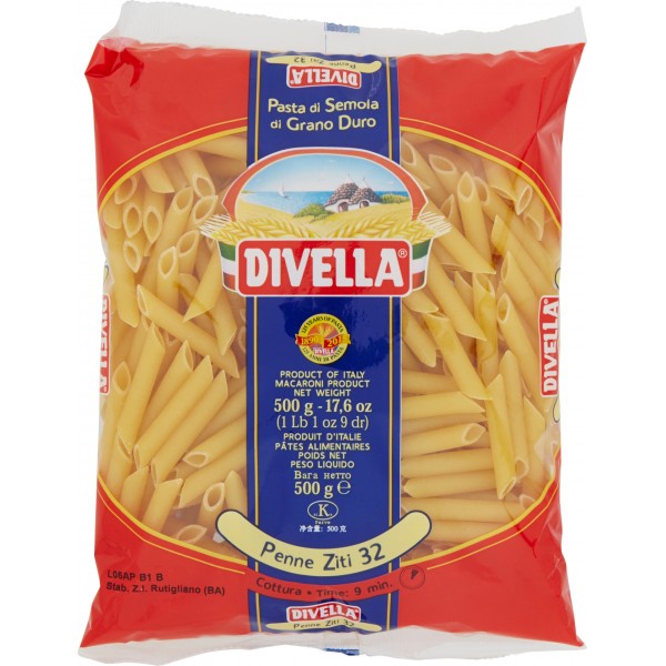 Paste Divella "Penne Ziti" nr 32-500gr