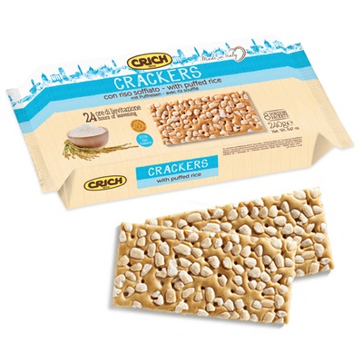 Crackers Crich cu orez expandat  240gr-8 pachete