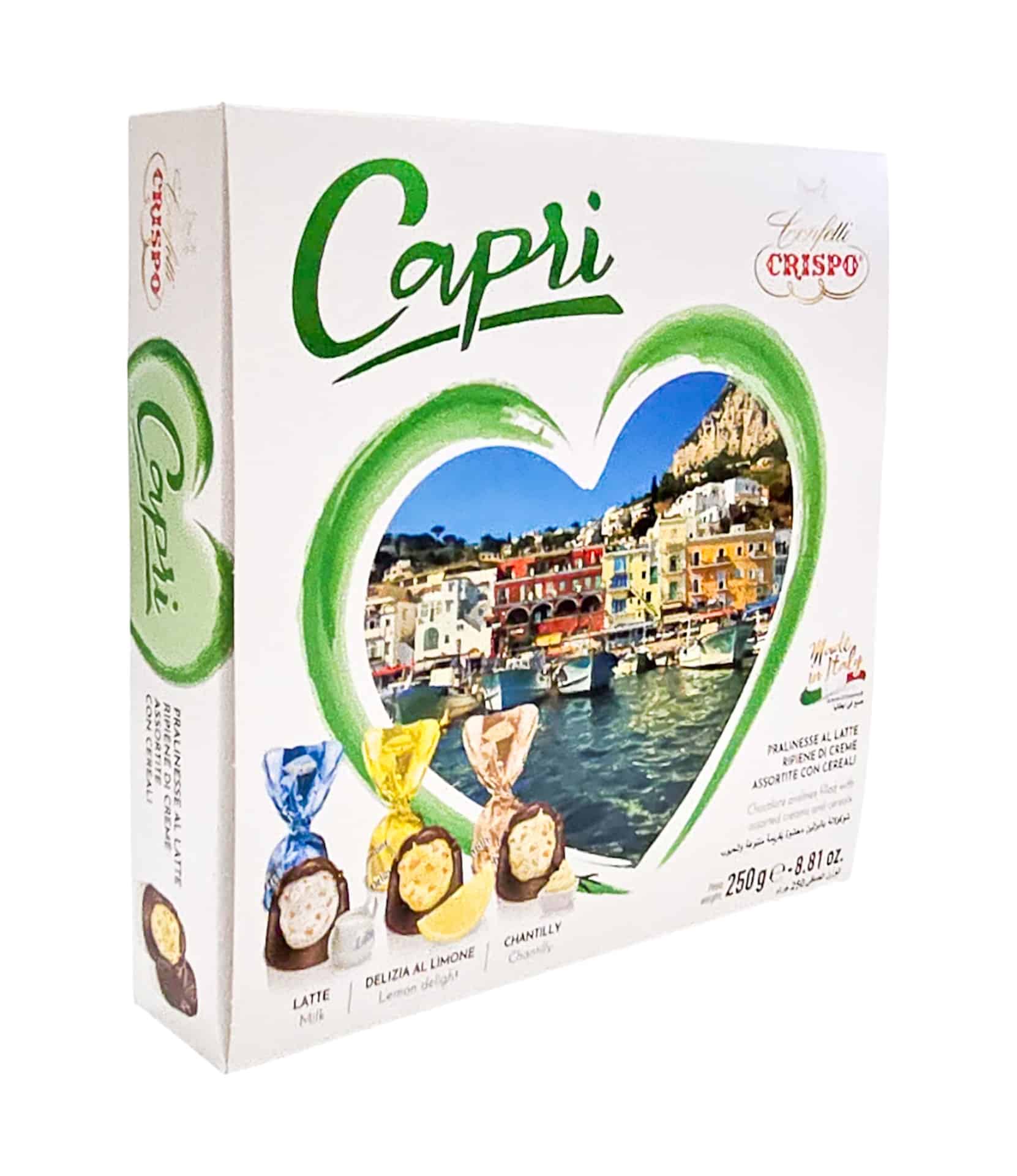Praline asortate Crispo "Capri"cu cereale 250gr
