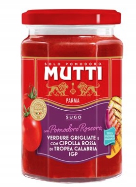 Sos Mutti cu legume la gratar 280gr