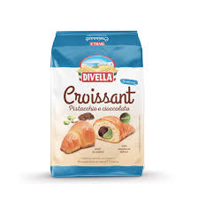 Cornuri Divella cu fistic si ciocolata 210gr