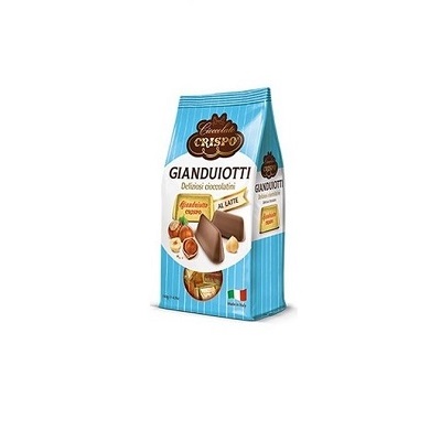 Praline Crispo gianduiotti cu lapte si alune 140g