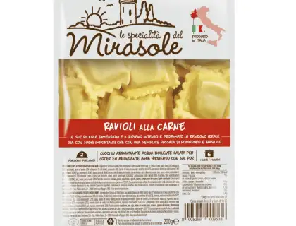 Paste Mirasole Ravioli all carne 200g