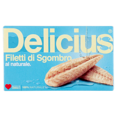 File de macrou Delicius in sos natural 125g