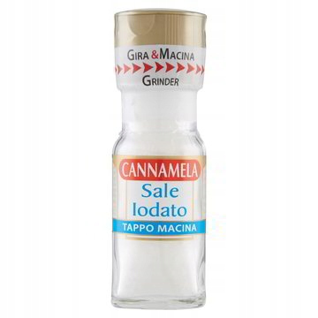 Condiment sare iodata Cannamela cu rasnita 63gr
