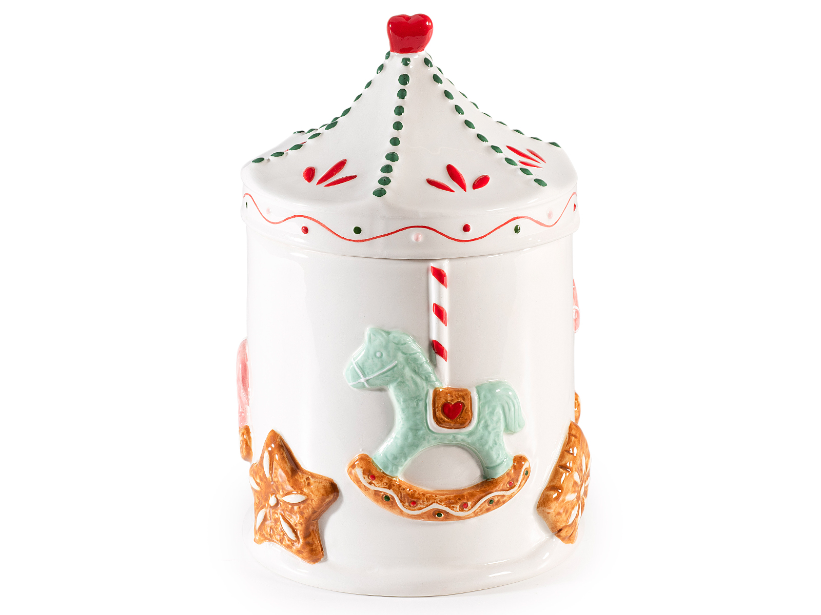 Borcan alimentar ceramica carusel