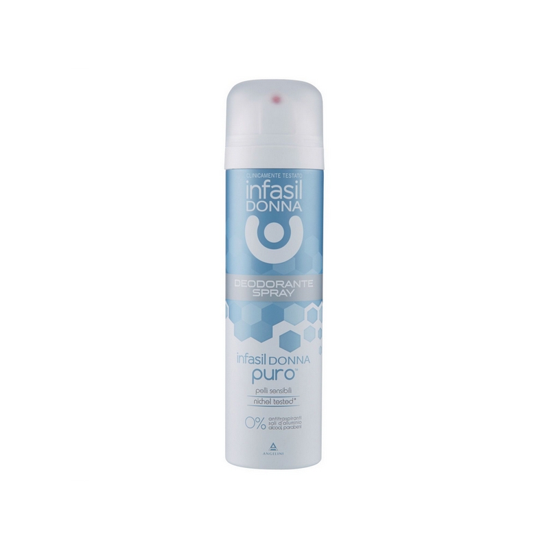 Antiperspirant Infasil Donna spray Puro piele sensibila  150 ml