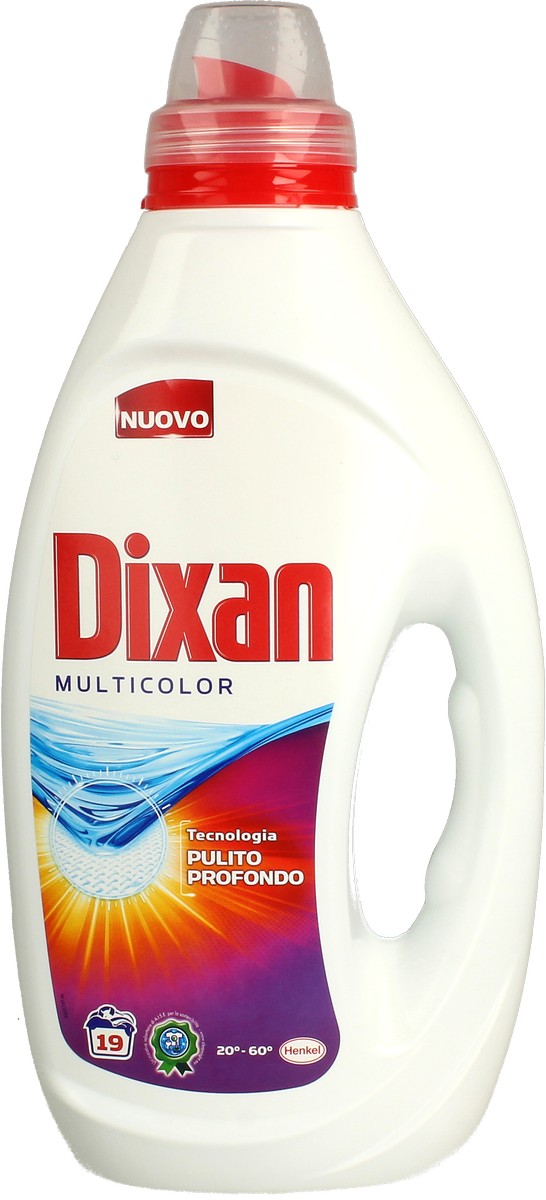 Detergent lichid Dixan multicolor 950ml 19 spalari