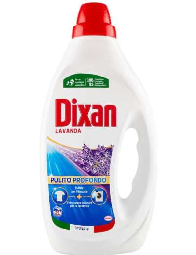 Detergent lichid rufe Dixan lavanda 945ml-21spalari