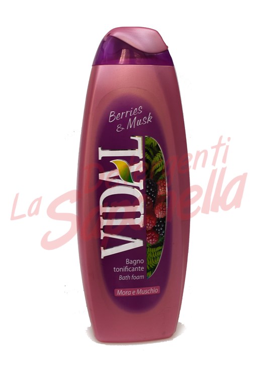 Gel de dus Vidal cu mure si musc 500 ml