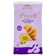Cornuri Bauli clasic cu crema de fistic 250 gr-5 bucati