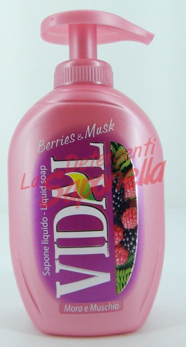 Sapun lichid Vidal cu mure si musc 300 ml