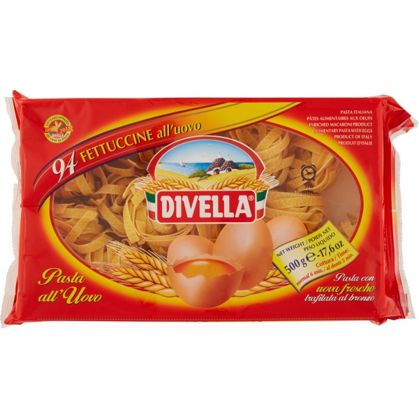 Fettuccine Divella cu ou-500 gr