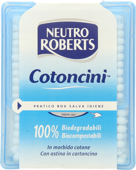 Betisoare de urechi Neutro Roberts 100% bumbac 260 bucati