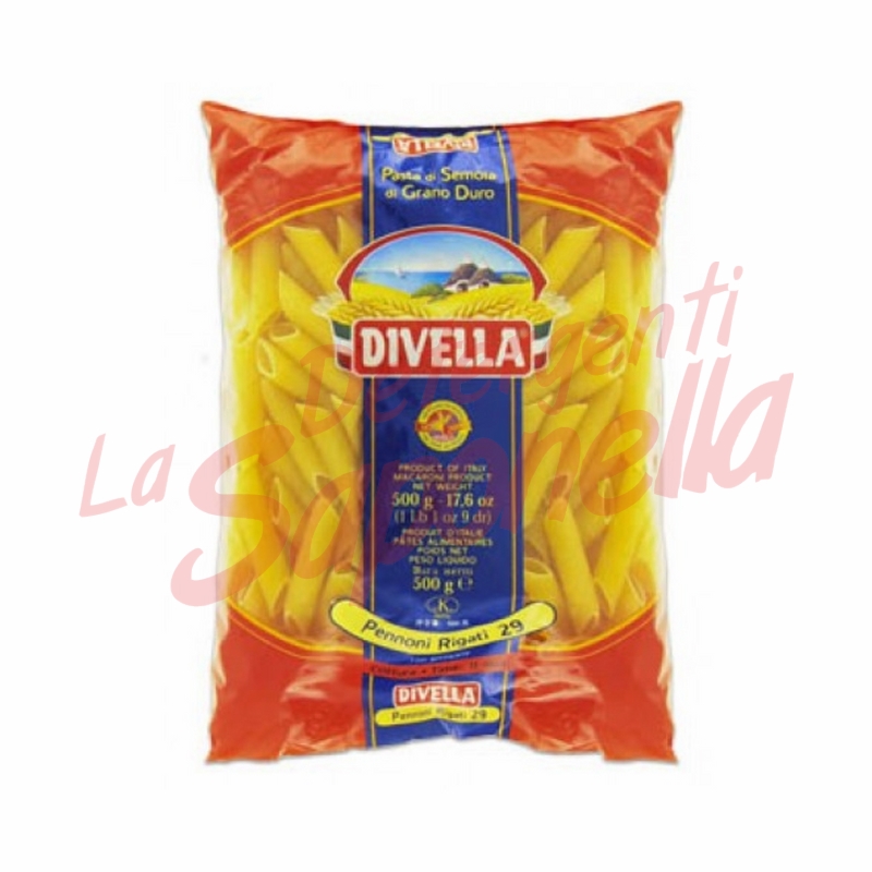 Paste Divella "Pennoni Rigati" Nr. 29-500 gr
