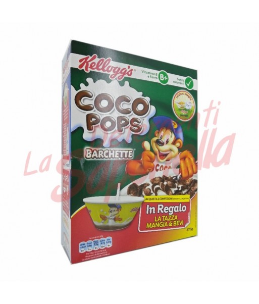 Cereale Kellogg's "Coco Pops" in forma de barcuta cu ciocolata 330 gr