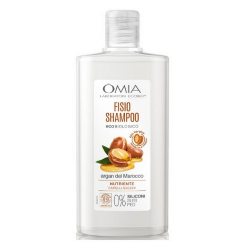 Sampon bio Omia cu argan din Maroc par uscat 200ml