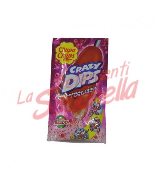 Acadea Crazy Dips Chupa Chups cu capsuni 14 gr