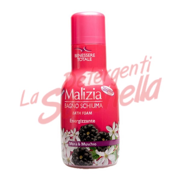 Spuma de baie Malizia cu mure si musc 1000 ml