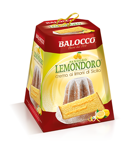 Pandoro Balocco Lemondoro cu crema de lamaie 800 gr