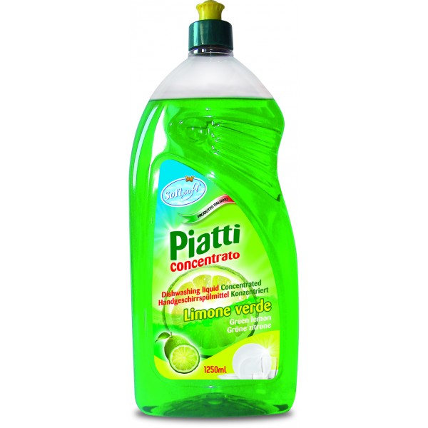 Detergent de vase Soft Soft concentrat cu lamaie verde 1250ml