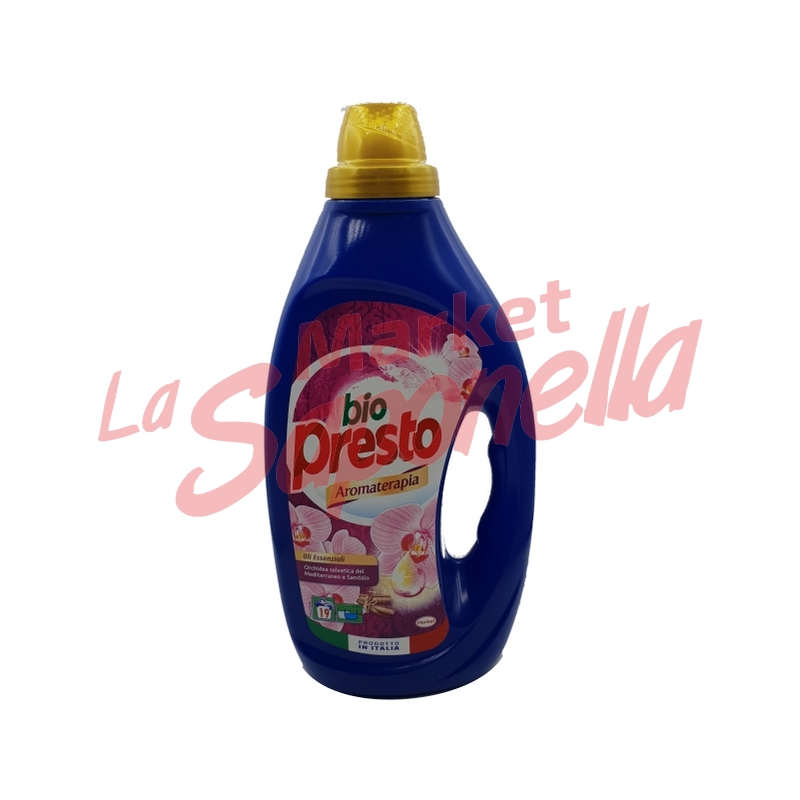 Detergent lichid Bio Presto pentru haine colorate,cu orhidee 950 ml -19 spalari