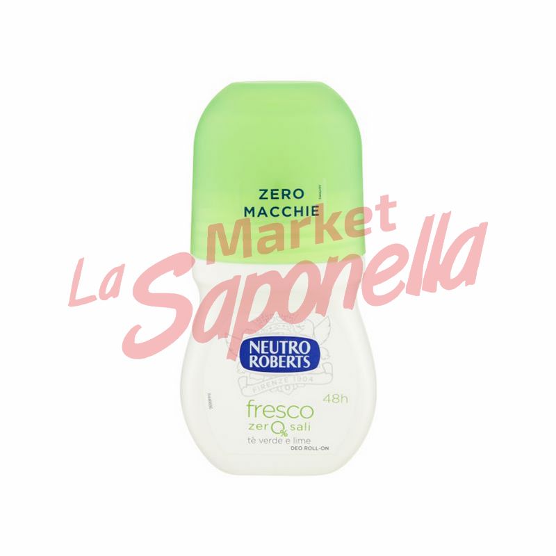 Antiperspirant roll on cu ceai verde Neutro Roberts – 50 ml 