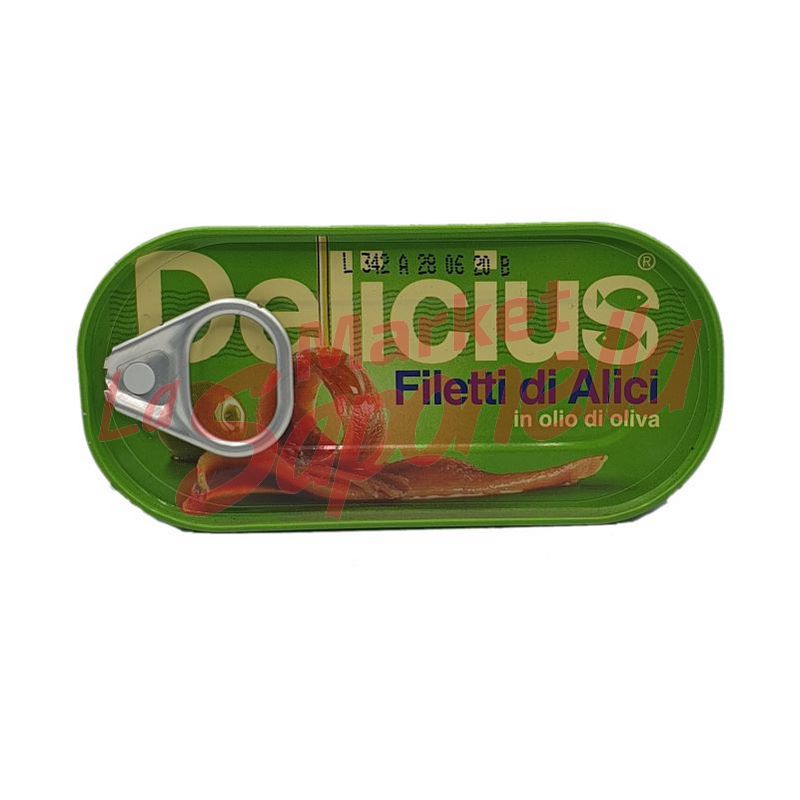 Ansoa file Delicius in ulei de masline 46 gr