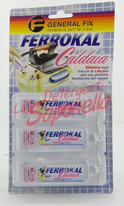 Decalcifiant fier de calcat cu cazan de abur General Fix Ferokal-3 bucati-150 ml