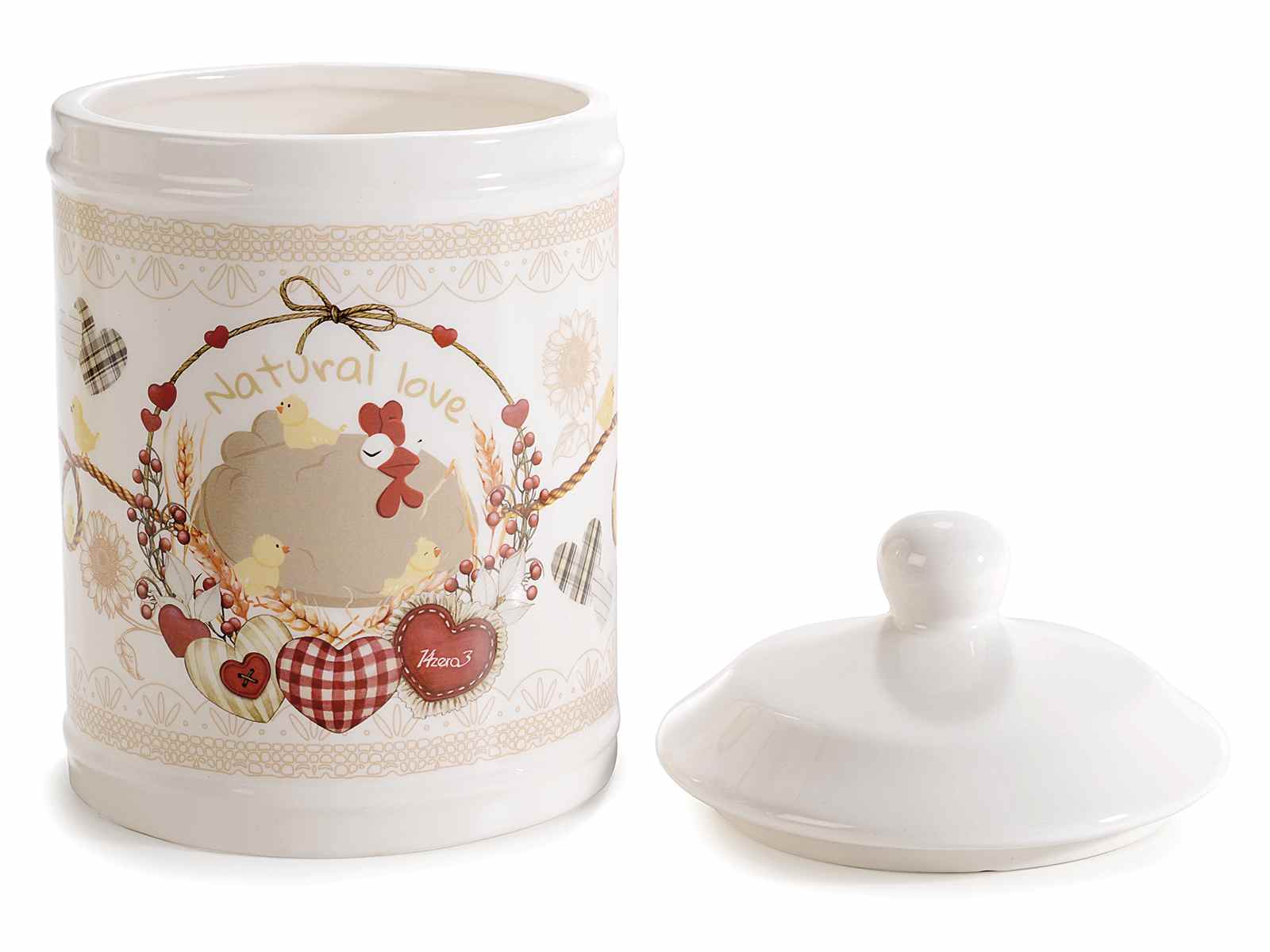 Borcan pentru alimente din ceramica -1buc