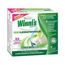 Tablete Winni's Naturel pentru masina de spalat vase cu lamaie 25 buc 