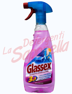 Spray Glassex multifunctional si sticla cu otet si alcool 500 ml