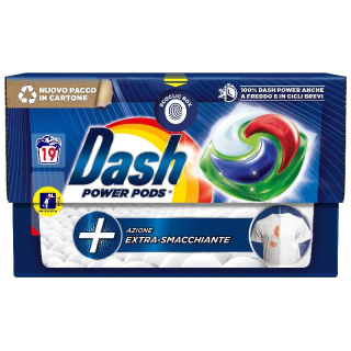 Detergent Dash pernute extra pete 19 bucati 518.7gr